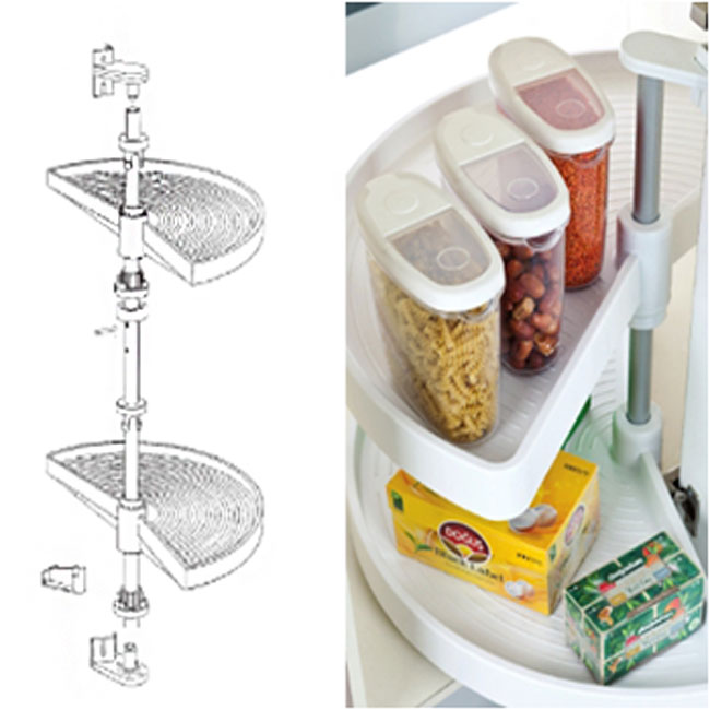 "Карусель" 1/2 для кухонного шкафа