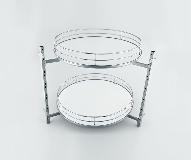 "Карусель" для кухонного шкафа 360, без оси, полки из ДСП