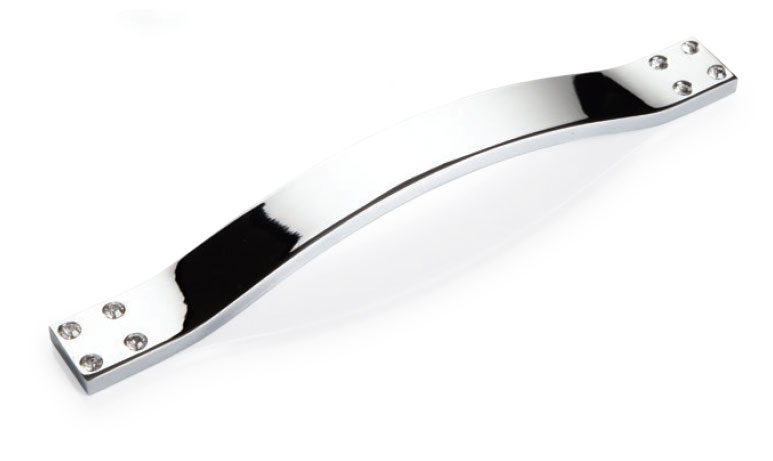 Мебельная ручка-скоба со стразами TL 13.10984-TL 13.10997